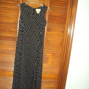 Black/White polka dot summer dress